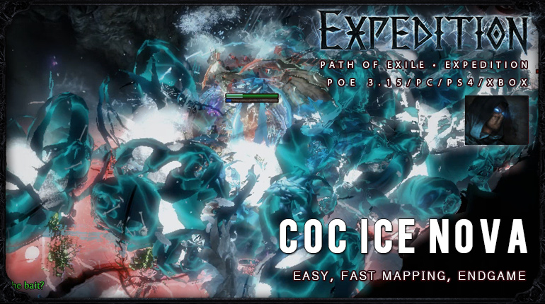 [Expedition] PoE 3.15 Shadow Ice Nova CoC Assassin Fast Build